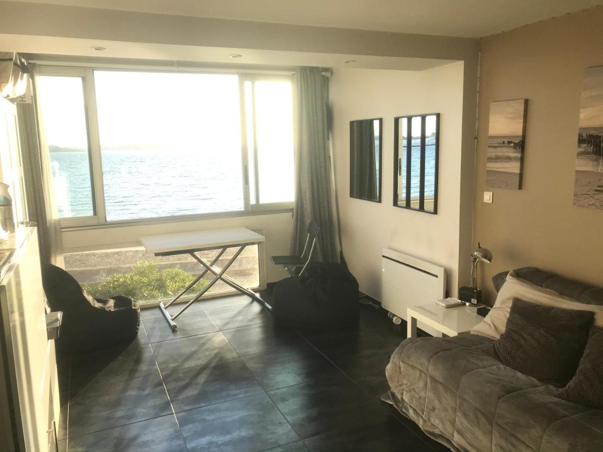 T2 Les Pieds Dans L Eau Vue Mer Apartment Six-Fours-les-Plages Luaran gambar
